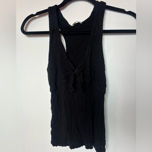 Black Free People Racerback Tank
